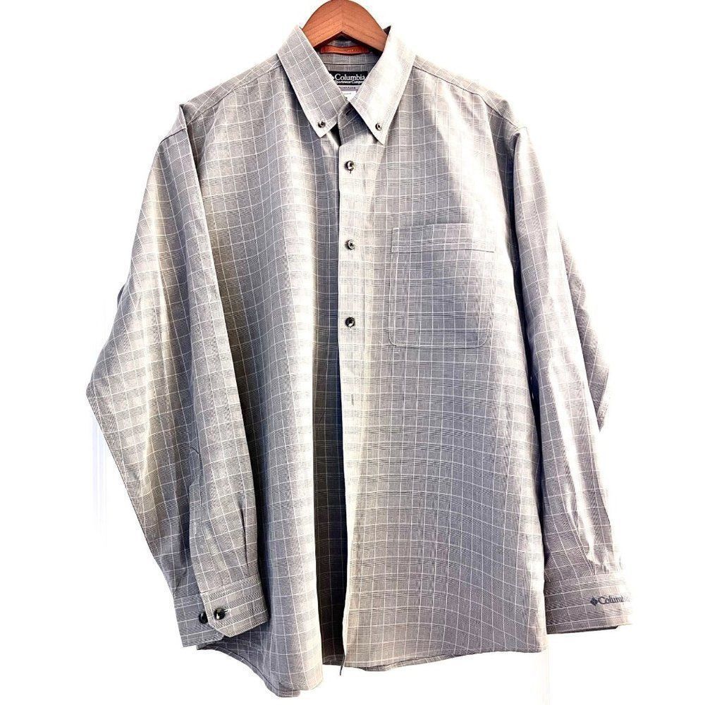 Columbia Sportswear Co. Men's Size Large Long Sleeve Button Down Dress Shirt (Or